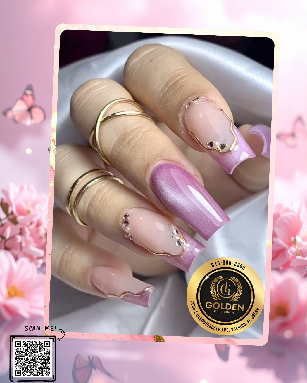 top nail art by Golden Nail Lounge